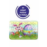 Lipyos Tavşan Ve Yumurtası A4 54 Parça Puzzle, Oyuncak, Yapboz
