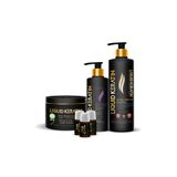 Liquid Keratin Çift Etkili (ONARICI) Keratin Bakım (ŞAMPUANLI 4 LÜ SET)