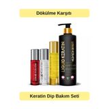 Liquid Keratin KRS9003-YHB Dökülme Karşıtı Keratin Bakım 4'lü Set