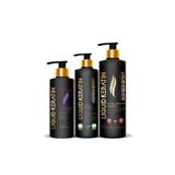 Liquid Keratin Kuru Mat Sert Kabaran Saçlar Için 3'lü Keratin Bakım Seti