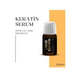 Liquid Keratin Onarıcı Saf Keratin Serum (20 ML) - Aşırı Yıpranmış Yanmış Kırık Saçlar Için Doğal Saç Keratini