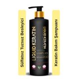 Liquid Keratin Sülfatsız Tuzsuz Besleyici Doğal Keratin Şampuanı (350ML) - Dökülme Önleyici Güçlendirici