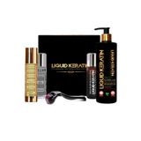 Liquid Keratin Titanyumlu Saç Gürleştiren Saç Çıkaran Saç Güçlendirici Keratin Bakım Seti
