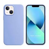 Liquit Lansman iPhone 14 Plus için Silikon Kılıf, 6.7 inç, Açık Mavi, Koruyucu Telefon Kapağı