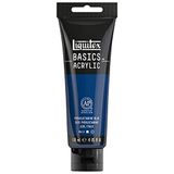 Liquitex 1046316 Basics - Akrilik Boya, Monopigmente sanatçı pigmentleri, solmaz, orta viskozite, ekseni kalitesi, ipeksi parlak yüzey, 118 ml tüp, ftalat mavisi