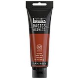 Liquitex 1046335 Basics – Akrilik boya, monopigmente sanatçı pigmentleri, solmaz, orta viskozite, aşif kalitesi, ipek parlaklığında kaplama, 118 ml tüp, oksit kırmızı
