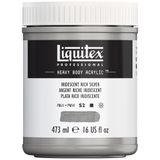 Liquitex 4412239 Professional Heavy Body Akrilik Boya, Sanatçı Kalitesinde, Mükemmel Işık Haslığı, Yağlı Tutarlılık, 473 ml Saksı, Zengin Gümüş