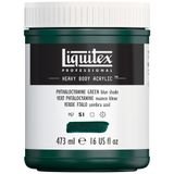 Liquitex 4412317 Professional Heavy Body Akrilik Boya, Sanatçı Kalitesinde, Mükemmel Işık Haslığı, Yağlı Tutarlılık, 473 ml Saksı, Ftalo Yeşili (Mavi Tonu)