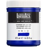 Liquitex 4412380 Professional Heavy Body akrilik boya, sanatçı kalitesinde, mükemmel ışık haslığı, tereyağı kıvamında, 473 ml tencere - lacivert (yeşil ton)
