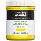Liquitex 4412889 Professional Heavy Body Akrilik Boya, Sanatçı Kalitesinde, Mükemmel Işık Haslığı, Yağlı Tutarlılık, 473 ml Saksı, Kadmiyum İçermez, Açık Sarı