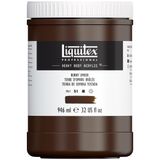 Liquitex 4413128 Professional Heavy Body Akrilik Boya, Sanatçı Kalitesinde, Mükemmel Işık Haslığı, Yağlı Kıvamda, 946 ml Saksı, Yanık Umbra