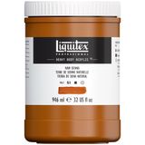 Liquitex 4413330 Professional Heavy Body Akrilik Boya, Sanatçı Kalitesinde, Mükemmel Işık Haslığı, Yağlı Tutarlılık, 946 ml Saksı, Doğal Siena