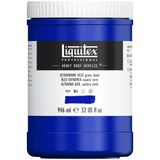 Liquitex 4413380 Professional Heavy Body Akrilik Boya, Sanatçı Kalitesinde, Mükemmel Işık Haslığı, Yağlı Kıvamda, 946 ml Saksı, Deniz Mavisi (Yeşil Ton), 946 ml Saksı, Akrilik Boya