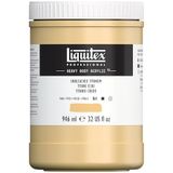 Liquitex 4413434 Professional Heavy Body akrilik boya, sanatçı kalitesinde, mükemmel ışık haslığı, tereyağı kıvamında, 946 ml tencere - ağartılmamış titanyum