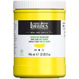 Liquitex 4413889 Professional Heavy Body Akrilik Boya, Sanatçı Kalitesinde, Mükemmel Işık Haslığı, Yağlı Tutarlılık, 946 ml Saksı, Kadmiyum İçermez, Açık Sarı