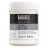 Liquitex 6908 profesyonel cam boncuklar, orta parlaklıkta bir yüzey oluşturan şeffaf yuvarlak kürelerle jel, 237 ml tencere