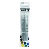 Liquitex 692001 Basics fırça, akrilik boyalar için sentetik fırça, uzun ömürlü, sağlam ve şeklini korur - fırça seti