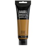 Liquitex 8870049 Basics Akrilik Boya Bronz Sarısı – 118 ml Tüp, Solmaz, Orta Viskozite, İpek Parlaklığı, Monopigmente, Arşiv Kalitesi