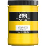 Liquitex akrilik boya, monopigmentli sanatçı pigmentleri, akrilik, Kadmiyum Sarısı, Acrylfarbe - 946ml Topf