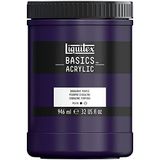 Liquitex akrilik boya, monopigmentli sanatçı pigmentleri, akrilik, Mor (Dioxazinpurpur), Acrylfarbe - 946ml Topf
