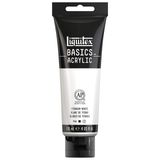 Liquitex akrilik boya, monopigmentli sanatçı pigmentleri, Titanweiß, Akrilik boya - 118 ml tüp