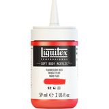 Liquitex : Professional Soft Body : Akrilik Boya : 59 ml : Fluorescent Red 983 S2