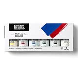 LIQUITEX Profesyonel Akrilik Guaj, ana renk seti, 59ml'lik 6 şişelik set