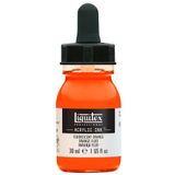 Liquitex Profesyonel Akrilik Mürekkep, 1oz (30ml) Kavanoz, Floresan Turuncu