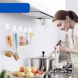 Lirazon 6'lı Büyük Şeffaf Oval Yapışkanlı Banyo Askısı Havlu, Bornoz Askısı Çok Amaçlı Güçlü Yapışkanlı Askı