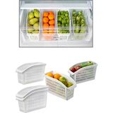 Lirazon Buzdolabı İçi Düzenleyici Dolap İçi Düzenleyici Organizer 4'lü