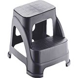 Lirazon Merdivo 2 Basamaklı Merdiven Tabure Antrasit Ergonomik Tasarım ile Kolay Kullanım
