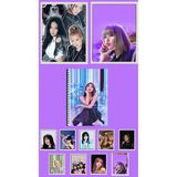 Lisa blackpink Poster A3 boyutu 2 adet ,defter A4 boyutu 1adet ,fotokart 9 adet