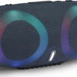 Lisa Butik Charge 5 Taşınabilir Bluetooth Kablosuz Hoparlör RGB Işıklı Süper Bass USB+SD Destekli
