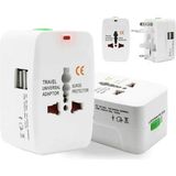 Lisa Butik Evrensel Priz-Fiş Çevirici Seyahat Adaptörü 2 USB - Universal Travel Adapter Üniversal Usb'li