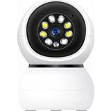 Lisa Butik Ip Wifi 360° 1080P Güvenlik Kamerası Gece Görüşlü Led Işıklı Alarmlı Kamerası Panda Kılıflı