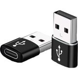 Lisa Butik USB Male To Type-C Female Çevirici Converter Adaptör 2.4A Bir Otg Dönüştürücü - Siyah