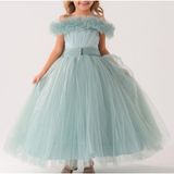 Lisa Kids 2-10 Yaş Gelinlik Abiye - Açık Mavi