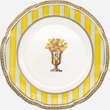 Lisa Minotti Puglia Sarı Porselen Pasta Tabağı 19 cm