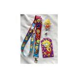 Lisa Simpson-Simpsonlar Boyun Askısı Yoyo ve Kartlık Set
