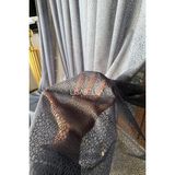 Lisabella Home Antrasit Kristal Yeni Trend Luxury Tül Perde (Pilesiz Düz Dikişli) - 500 x 250 cm