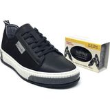 Lisans %100 Hakiki Nubuk Deri Ortopedik Erkek Günlük Sneaker Yazlık Ayakkabı Yeni Sezon 40-44 - Siyah