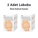 Lisanslı 2 Adet Labubu Peluş Askılı Anahtarlık 15 Cm İthal Orjinal Kutulu Sürpriz Biginto Energy Serisi Çok Renkli