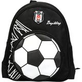 Lisanslı 3D Futbol Topu Baskılı Anaokulu Çantası - 2 Bölmeli Küçük Boy Sırt Çantası