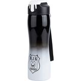 Lisanslı Beşiktaş Çelik Matara 500ML - 600ML - Siyah - Beyaz