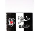 LİSANSLI BEŞİKTAŞ RESİM DEFTERİ - Gri