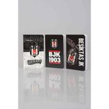 Lisanslı Beşiktaş Sert Kapak Cep Defteri - Siyah - 1