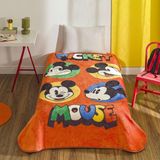 Lisanslı Disney Mickey Mouse Nice Tek Kişilik Battaniye - Çok Renkli