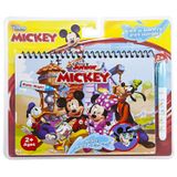 Lisanslı Disney Mickey Mouse Sihirli Boyama Kitabı Magic Water Painting Özel Sulu Kalem ile Boyama Kitabı