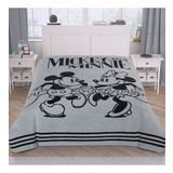 Lisanslı Disney Minnie&Mickey Dancing Pamuk Battaniye
