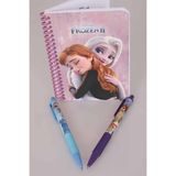LİSANSLI ELSA FROZEN ÇİZGİLİ NOT DEFTERİ VE VERSATİL UÇLU KALEM 0.7 mm 2'LİSİ - Mavi - 1